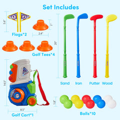 PJG Toddler Golf Set carrying strap for easy transport