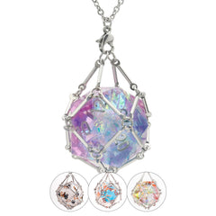 PJOY DND D20 necklace with sharp edge pendant for durable gaming wear
