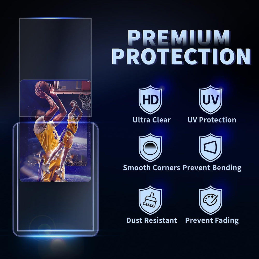 PJU 200 hard sleeve outside view showing clear protection for cards.