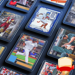 PJU versatile card sleeves ideal for organizing baseball and sports cards at home.