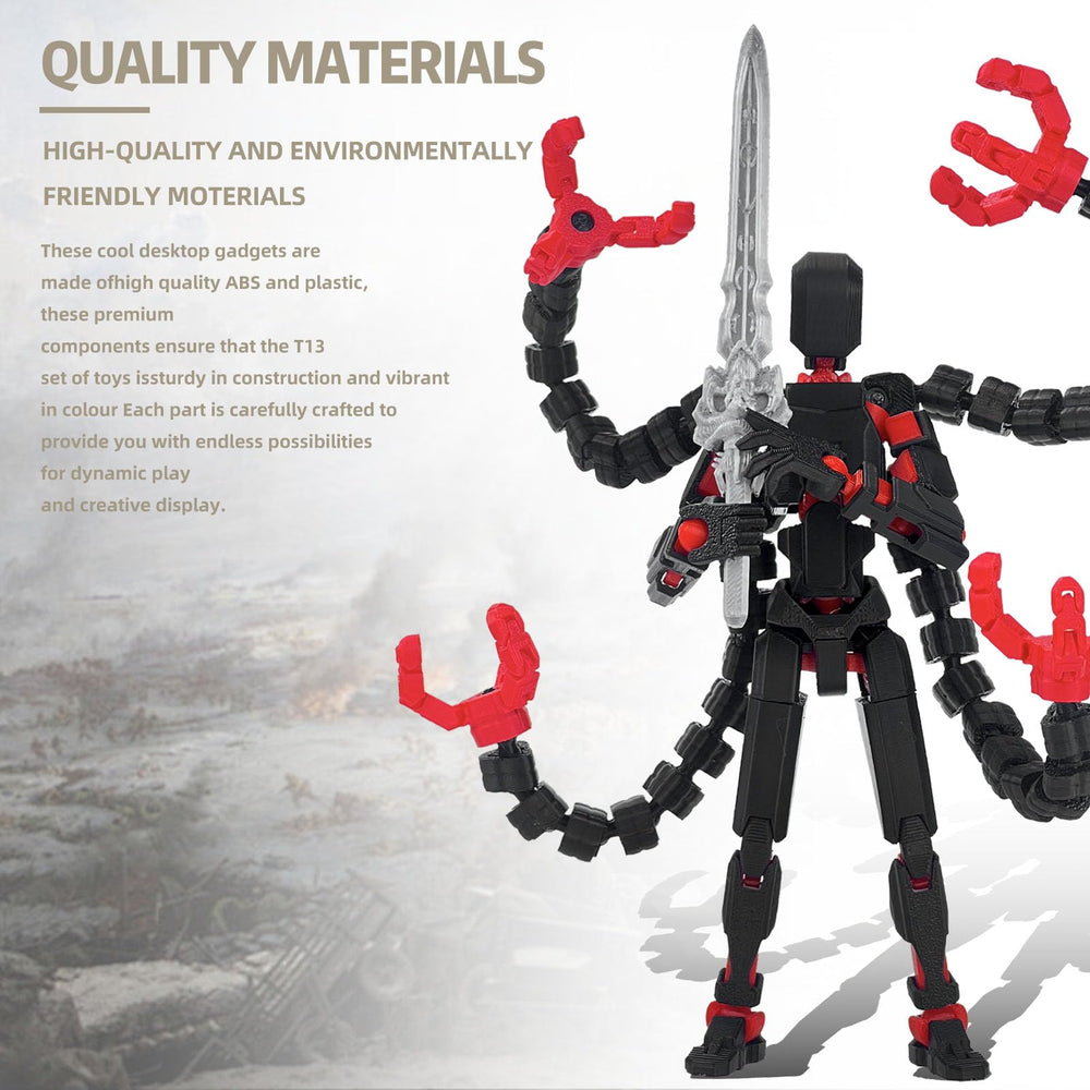 PkghoKids PETG plastic build ensures sturdy figure with vibrant colors.