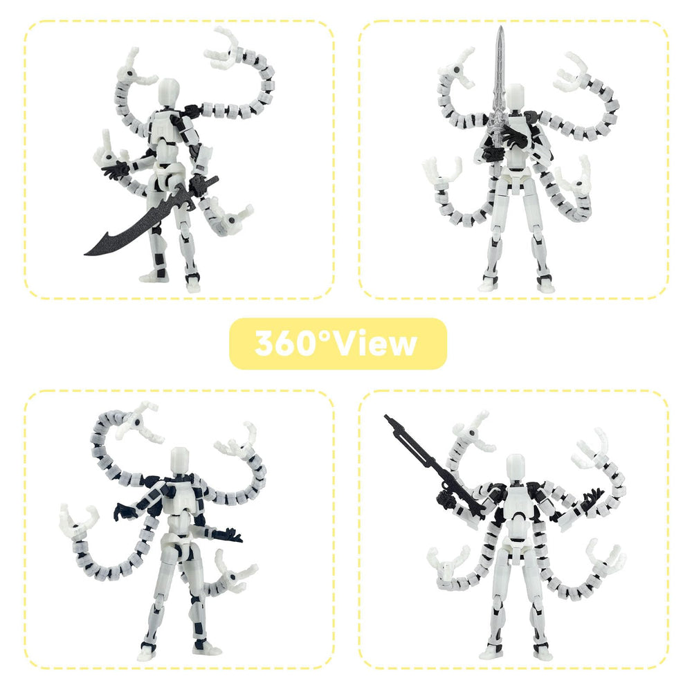 Pkghokids T13 assembled figure supports educational sketching and posture studies.