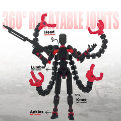 Pkghokids T13 interchangeable hands and weapons for customization and storytelling.