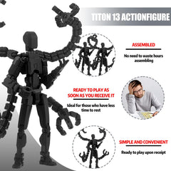 PkghoKids T13 Nova 13 robot full articulation highlights dynamic posing possibilities