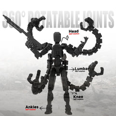 PkghoKids T13 Nova 13 robot weapons option arrangement demonstrates customization
