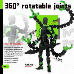 PkghoKids T13 seven weapon options offer varied display storytelling possibilities.