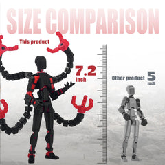 PkghoKids T13 with weapons set for action scenes and storytelling.