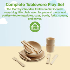 PlanToys bowls for imaginative meals promote counting and portioning during play