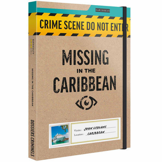 Platonia Games PROFILER missing in the Caribbean cover showcases immersive mystery for groups