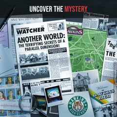 Platonia Games PROFILER Hawkins High School brochure adds contextual puzzles and setting.