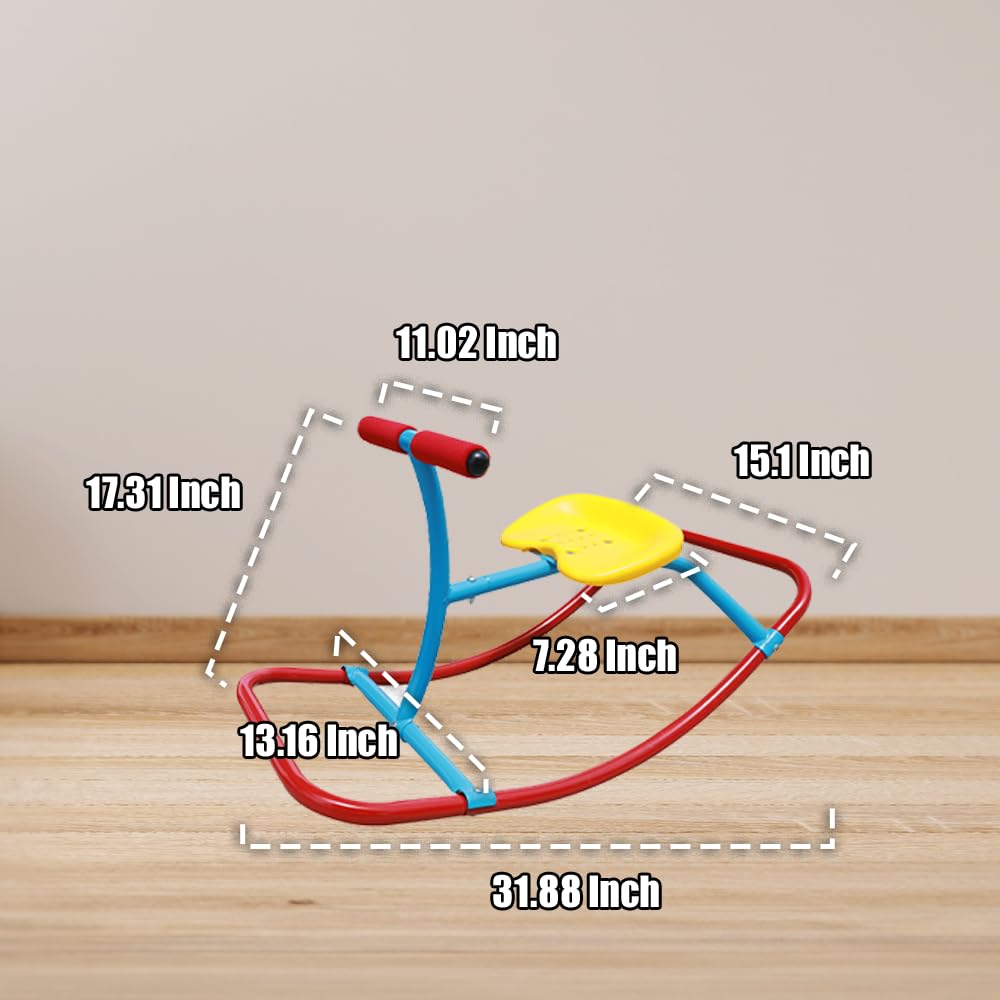 PlatPorts Kids Rocking Seesaw packaging box shows compact, easy-to-store design.