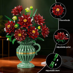 PLAXSOON Dahlia petal detail shows jewel-like color depth