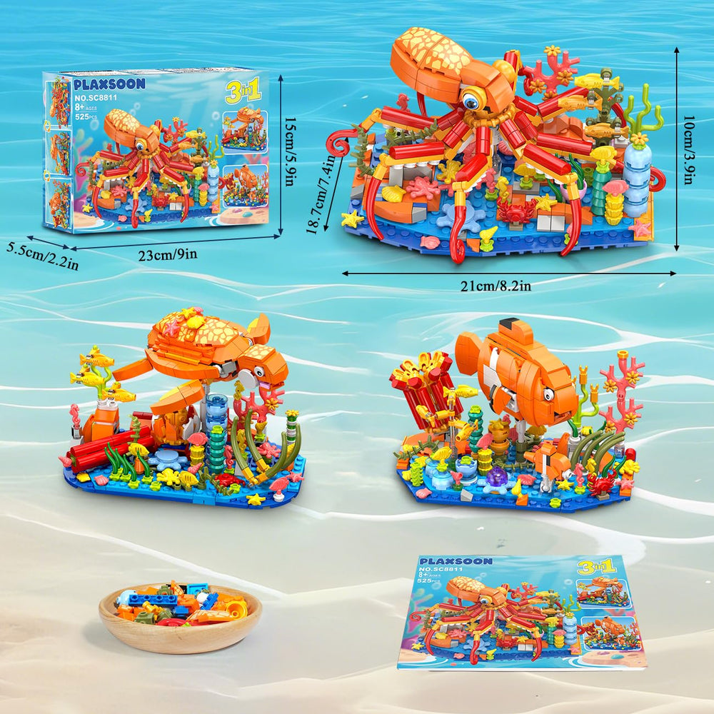 PLAXSOON gift-pack three builds for family time and sharing