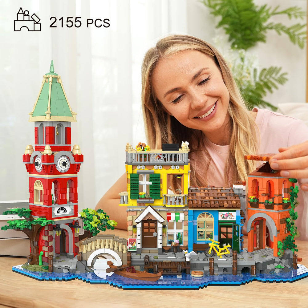 PLAXSOON Venice gondola addition evokes authentic Venetian atmosphere on display.