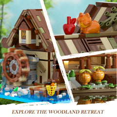 PLAXSOON wood cabin dock scene inviting fishing-inspired imagination