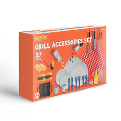 Play-Act napkins and plates support organized, engaging pretend picnics.