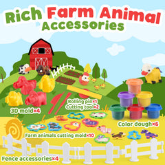 PLAY Animal molds 3D figures highlight easy shaping for beginners with durable, reusable clay