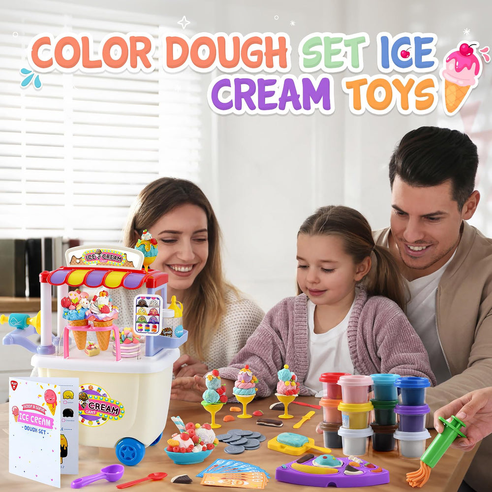PLAY color dough cans show vibrant hues to spark creative dessert designs.
