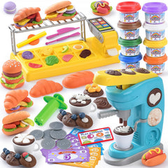 PLAY Color Dough Sets coffee maker to spark imaginative pretend play and kitchen storytelling