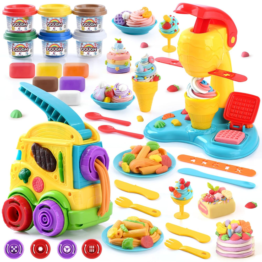 PLAY color dough ice cream maker in action sparks imaginative play.