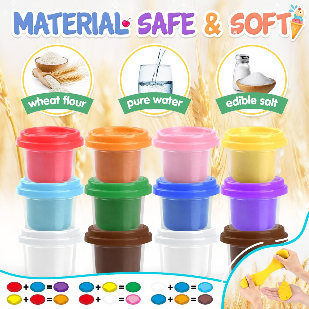 PLAY condiment bottles provide realistic toppings for customizable pretend desserts.