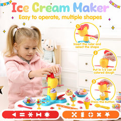 PLAY dessert cups set adds colorful pretend desserts to display.
