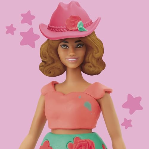 Play-Doh Barbie fashion design kit inspiring creative dress-up sessions