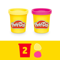 Play-Doh compact design is child-friendly for preschool play.