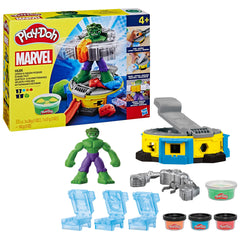 Play-Doh Marvel Hulk Smash bendy figure ready for flexible superhero pretend play.