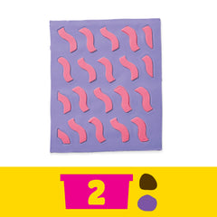 Ruffle maker tool adds decorative folds to outfits for texture.