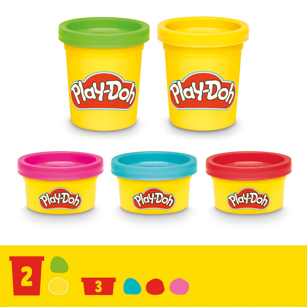 Textured extruded Play‑Doh swirl detail showing vibrant blended color effects