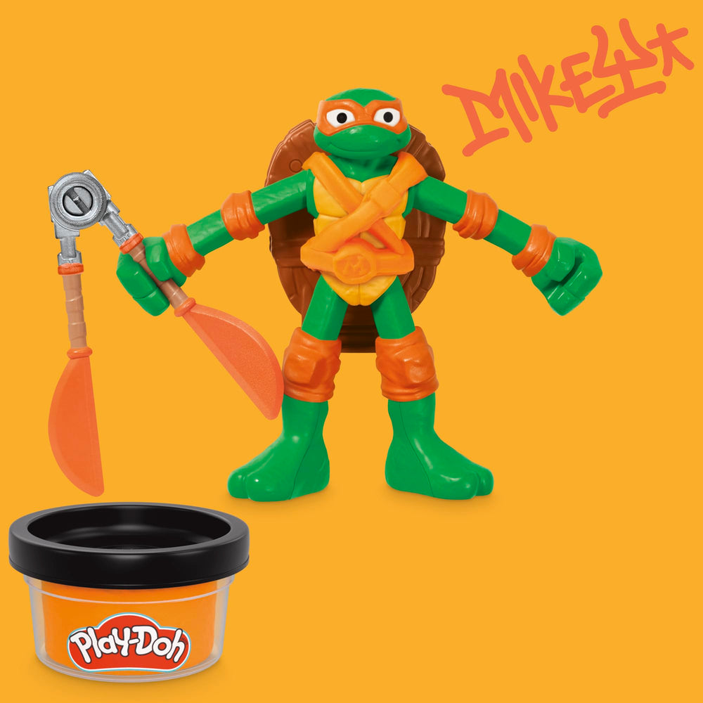 Detail-rich Play-Doh TMNT figures spark rich storytelling sessions.