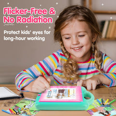 PLAY eye-protection LED diffused light provides soft illumination for tracing
