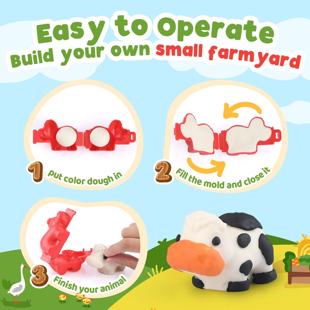 PLAY Kids enjoying creative play with clay strengthening hand-eye coordination and imagination