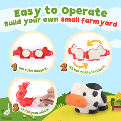 PLAY Kids enjoying creative play with clay strengthening hand-eye coordination and imagination