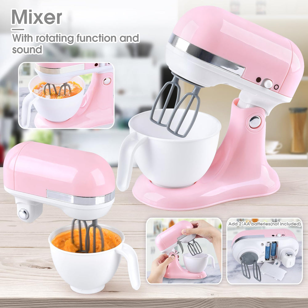 PLAY kids kitchen toaster pops up pretend toast, sparking morning role play.