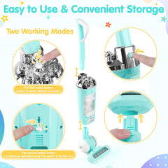 PLAY vacuum toy weighs only 1.7 lb for easy pushing.