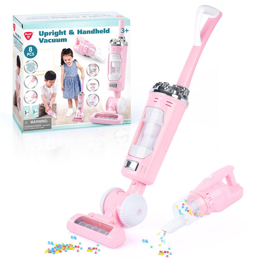 PLAY kids vacuum toy set for toddlers, two-pack, engaging pretend play