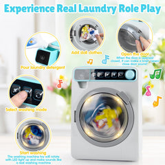 Play Washing Basket with Laundry supports organized pretend chores.