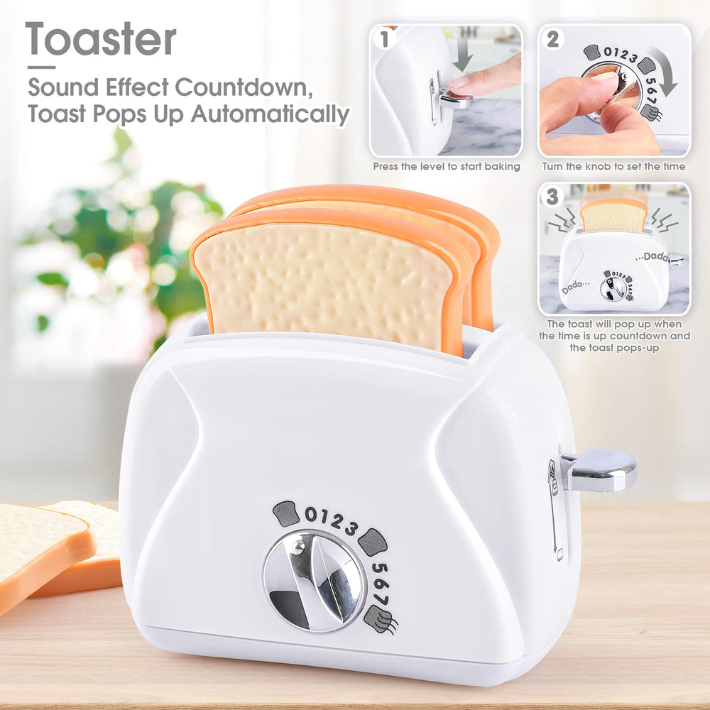 PLAY bright durable accessories enhance color-filled pretend kitchen play.