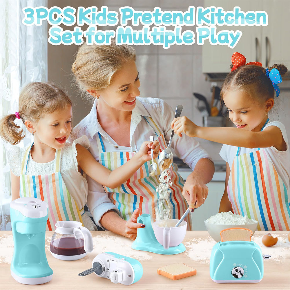 PLAY toy mixer with rotating dial simulates real mixing action for cookies