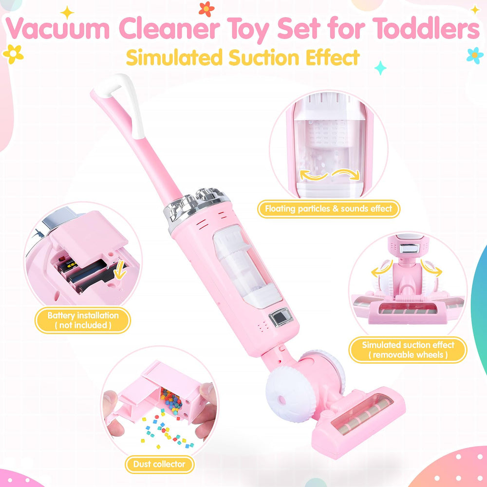 PLAY safe ABS material toddler vacuum toy with non-toxic construction