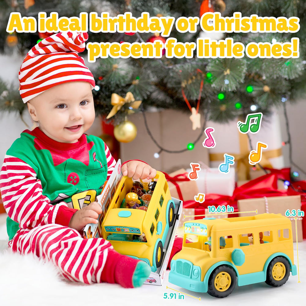 PLAY Yellow School Bus gift set in box is ideal for gift-giving occasions.