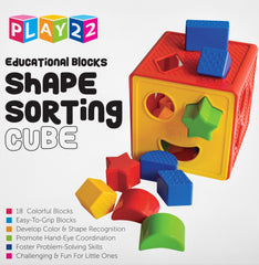 Play22 block set stores neatly in the sorter cube for easy cleanup.