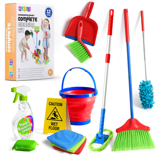 Play22 Kids Cleaning Set broom for pretend play and tidy-up fun.