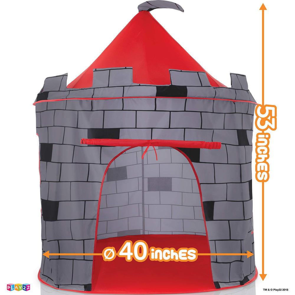 Play22 Knight Castle tent portable bag for effortless transport