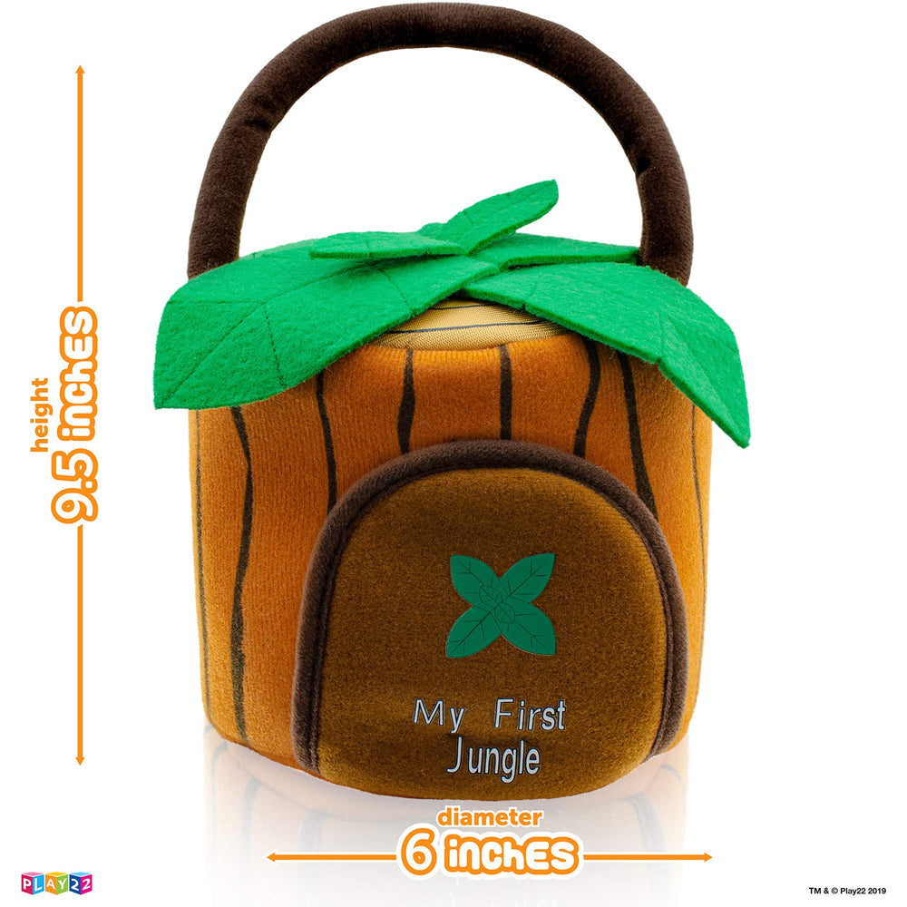 Play22 monkey plush with jungle carrier inspires curious exploration