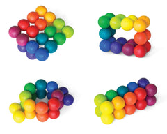 Playable Art Ball Rainbow 20 compact size fits neatly on a desk.