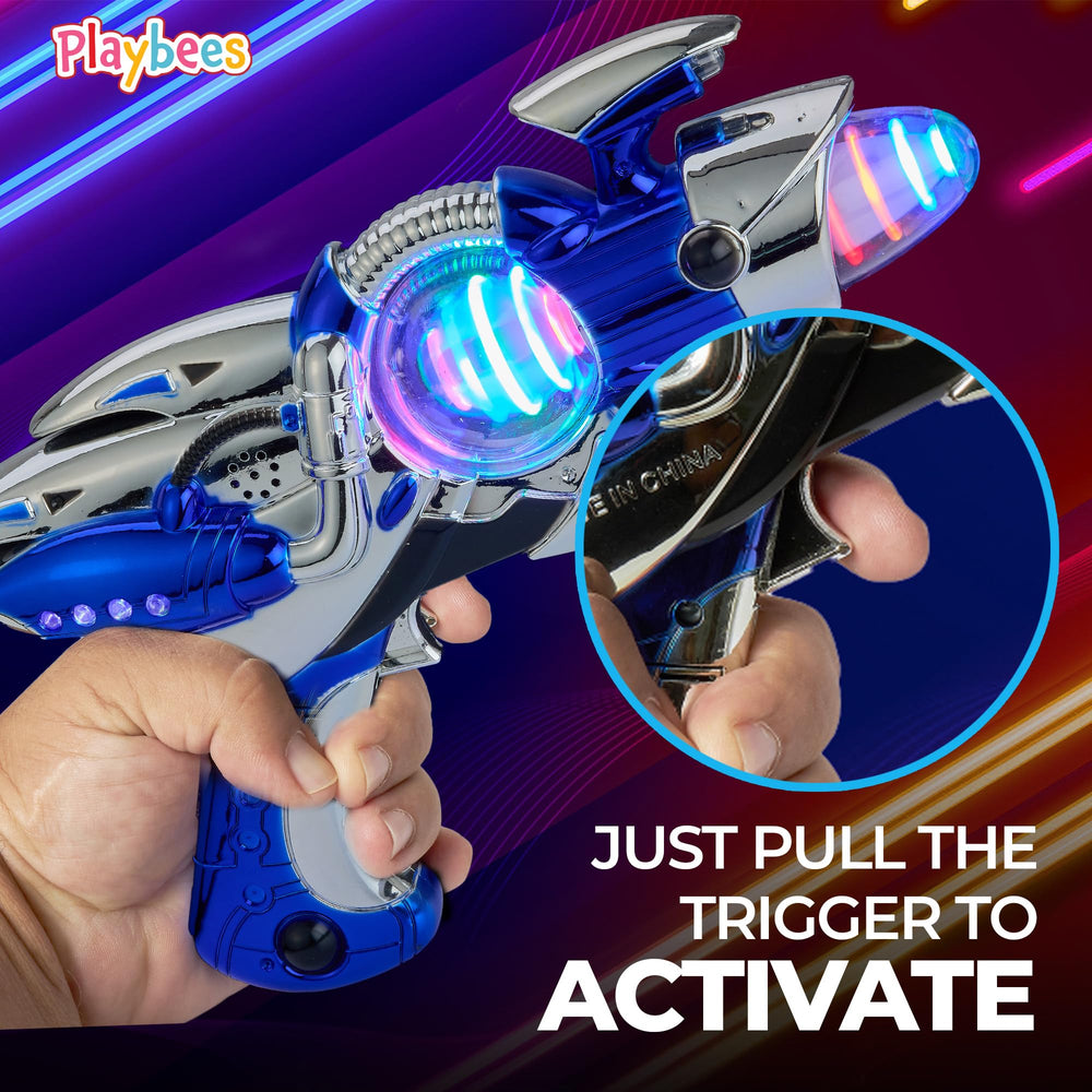 Playbees Galaxy Ranger FX adds futuristic ambience to bedtime stories or party games.