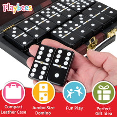 Playbees Jumbo Dominoes jumbo tiles design for smooth grip and easy play